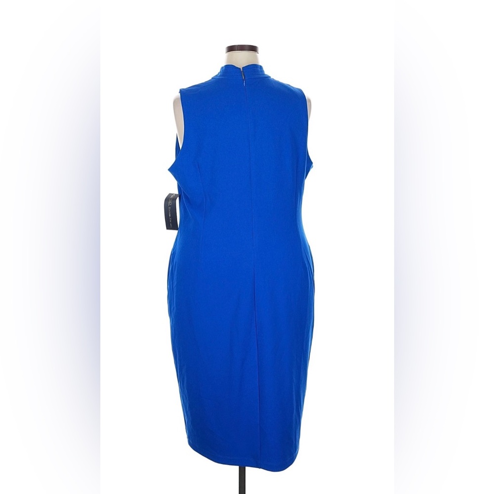 NWT Rachel Rachel Roy blue cocktail dress 20W - Picture 2 of 4